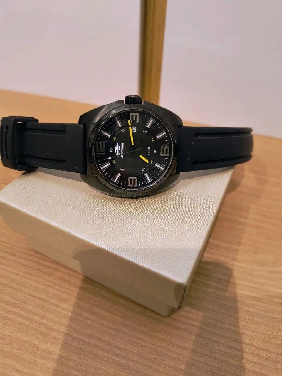 RELOGIO MASCULINO MORMAIL TECHNOS PULSEIRA DE SILICONE QUARTZ - Foto 5