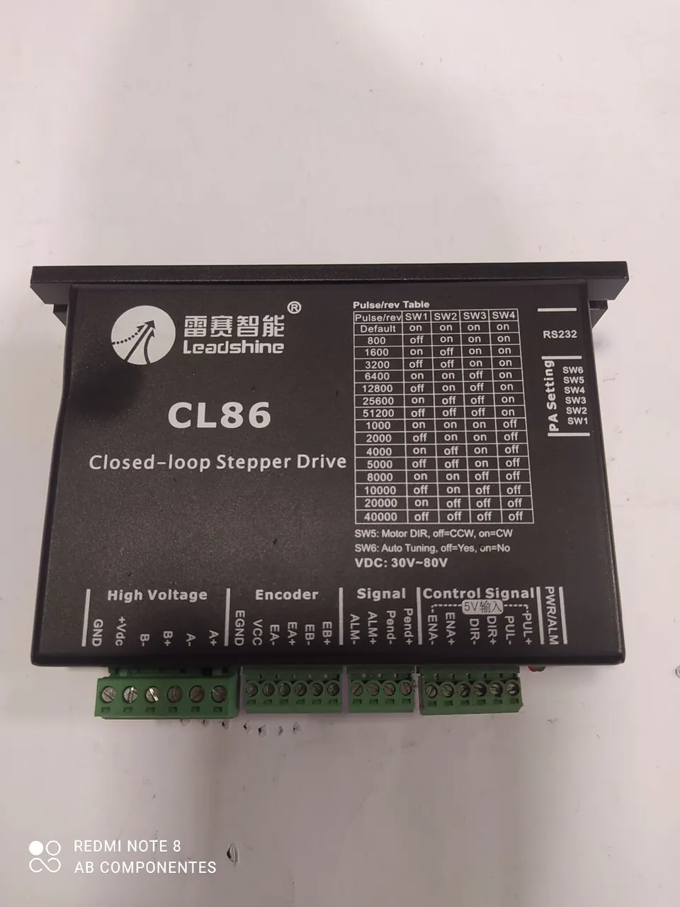 Driver de Passo Closed-Loop Leadshine CL86