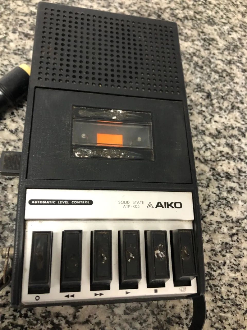 Gravador Cassete Aiko com Microfone Leia a descrição  - Foto 2