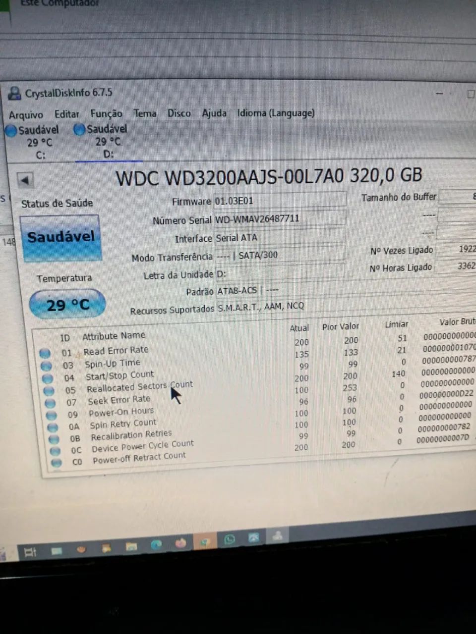 HD Western Digital 320GB para PC - Foto 3