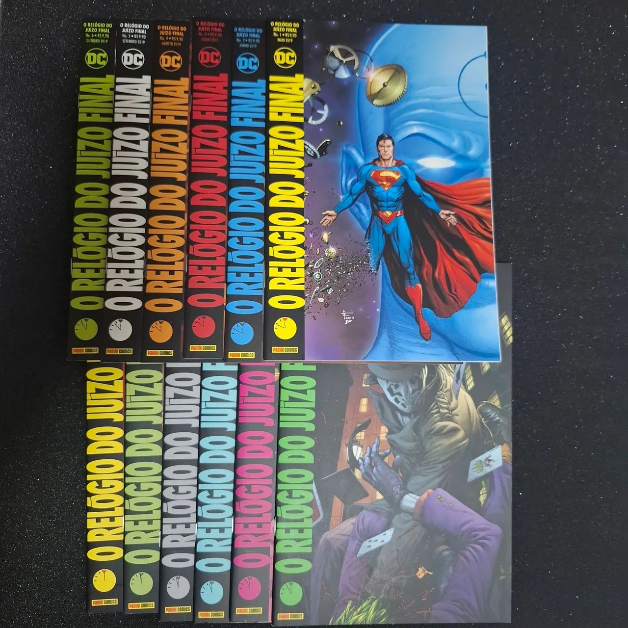 O Relógio do Juízo Final Minissérie Completa 12 edições DC Comics