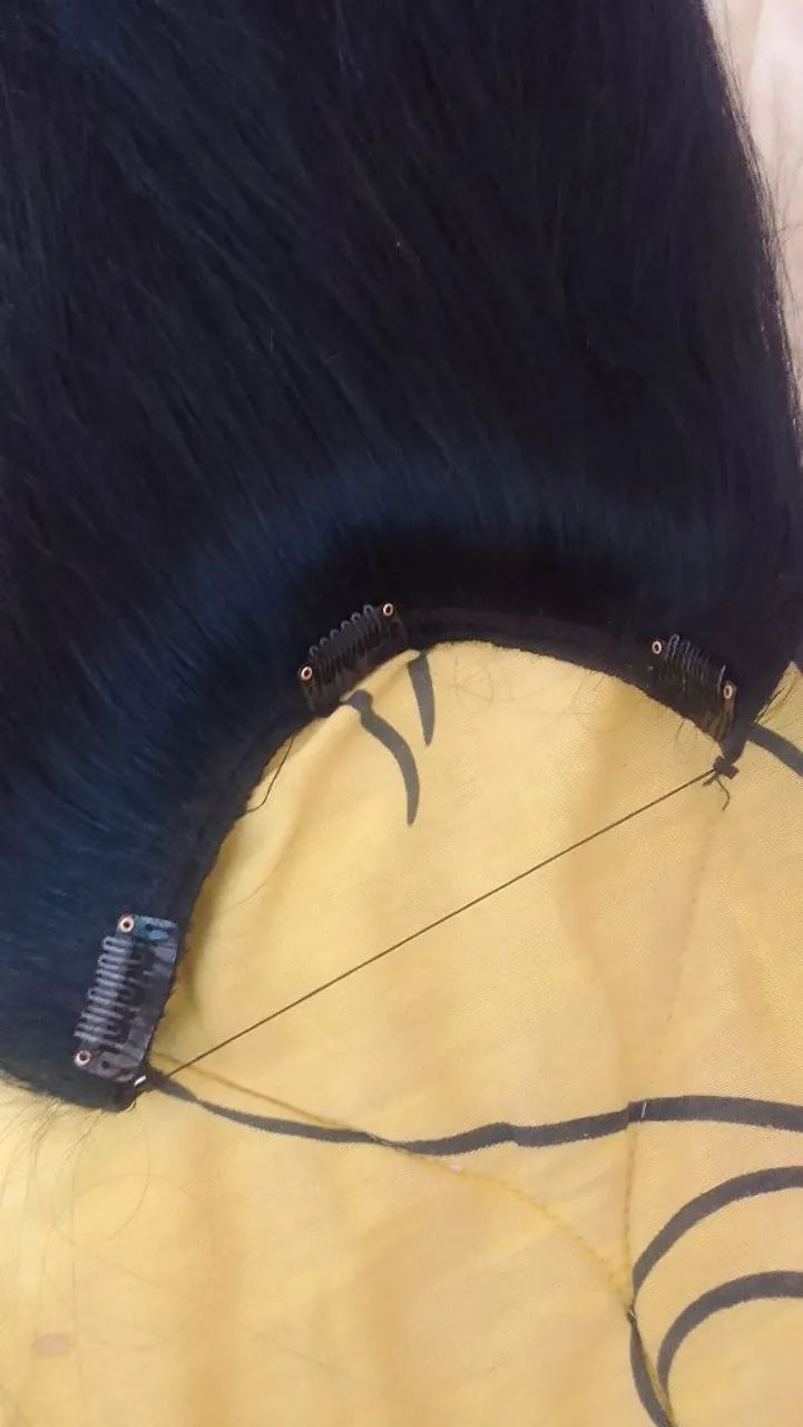 Aplique tic tac Cabelo humano  - Perfeito para alongamento - Foto 4