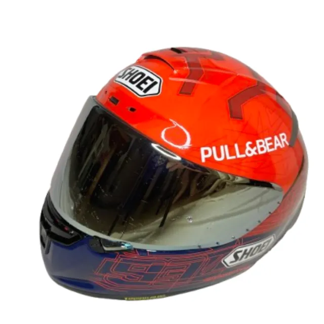Capacete Facial Semi-Novo Completo SHOEI X14 Ant Segunda Geração Motocicleta Anti-Queda