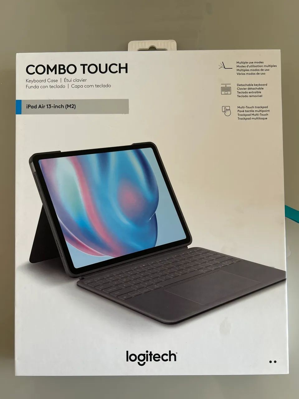 Logitech Combo Touch iPad Air 13 M2 - Tablets e E-Readers