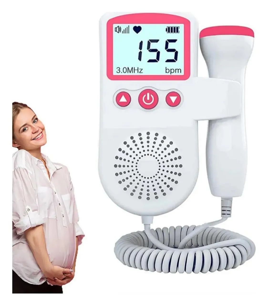 Monitor de Frequência Fetal Doppler Bebê gravidez  - Foto 2