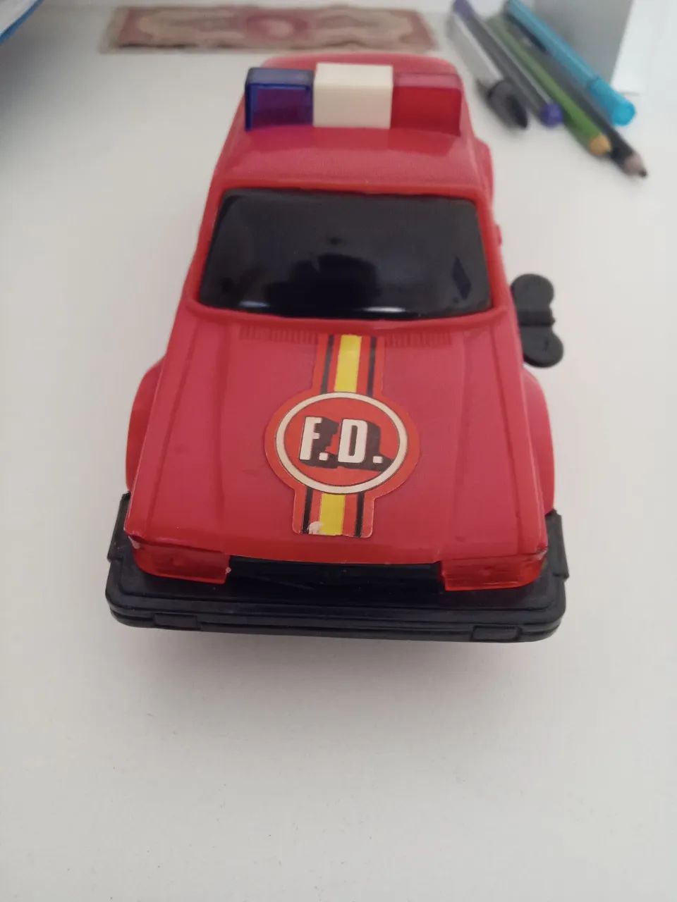 Carrinho de corda anos 80 raro - Foto 2