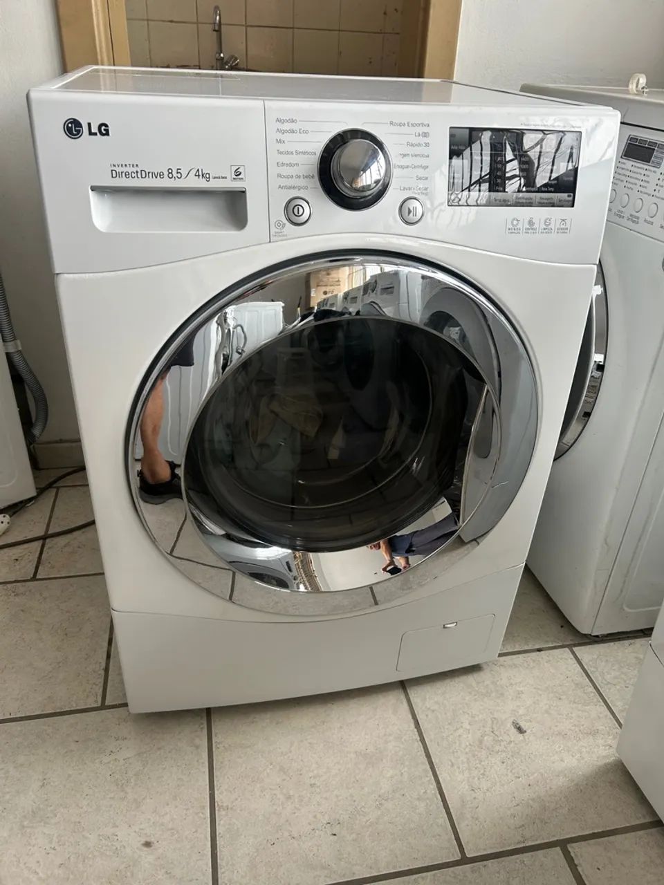 Lava e seca LG 8,5 kg inverter touch 