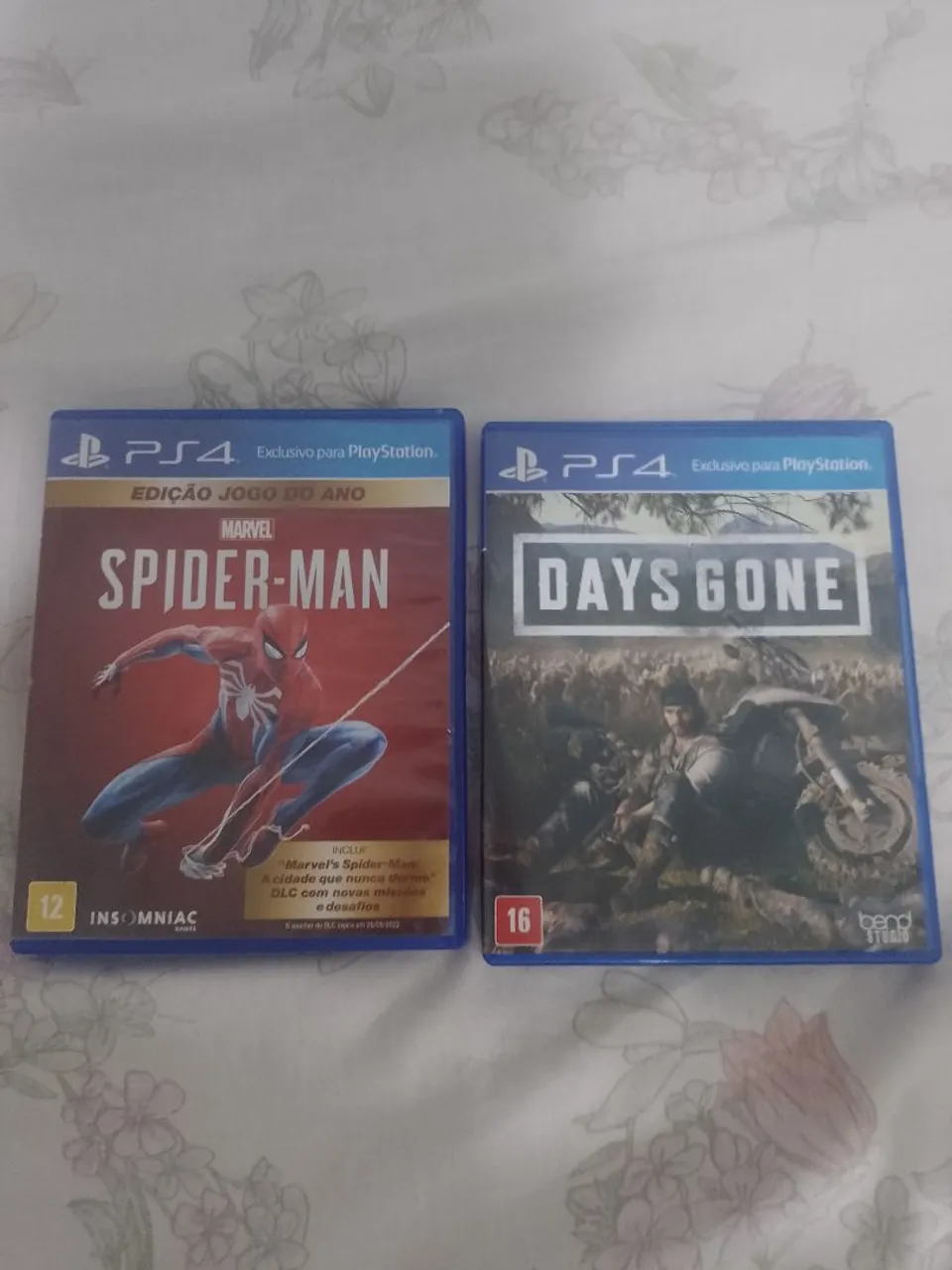 Jogos PS4: Marvel Spider-Man e Days Gone 100 reais cada um e tem conversa no preço!