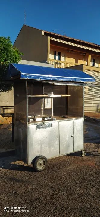 Carrinho de lanche trailer inox  - Foto 4