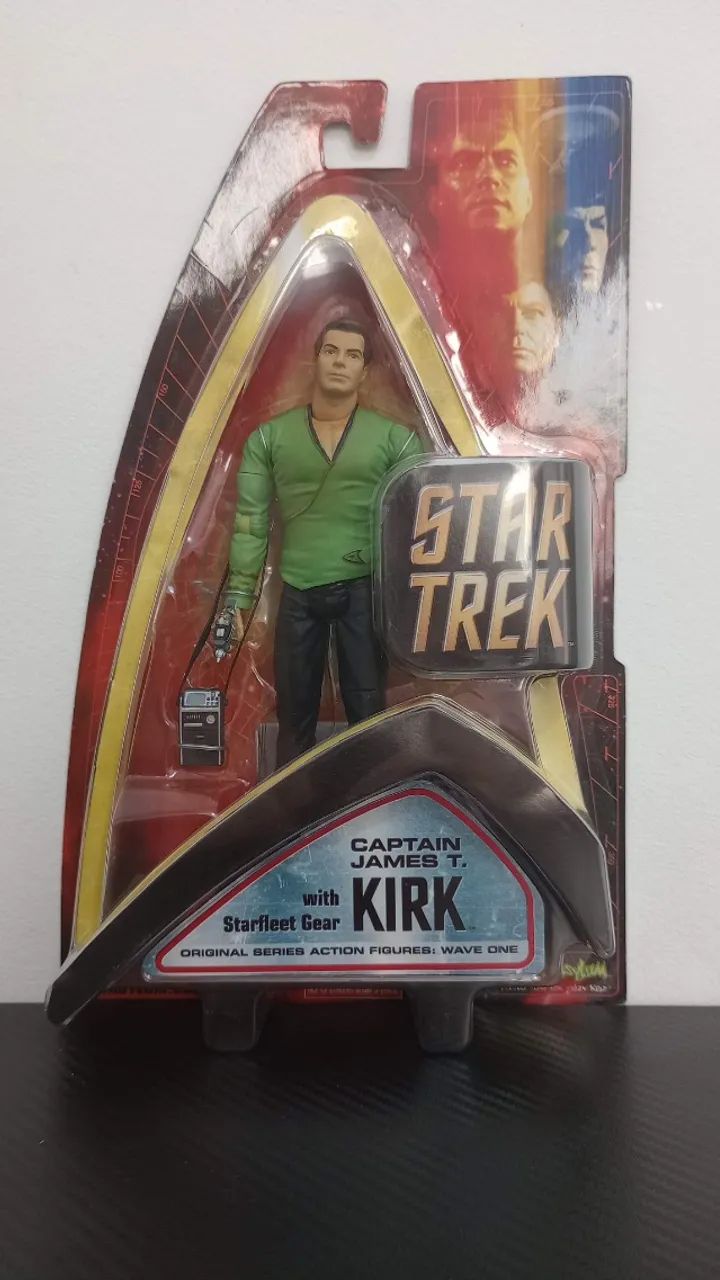 【中古】STAR TREK　ファイナルフロンティアコレクション Star Trek Art Asylum Wave 1 Kirk Spock McCoy Uhura Khan Figuras de