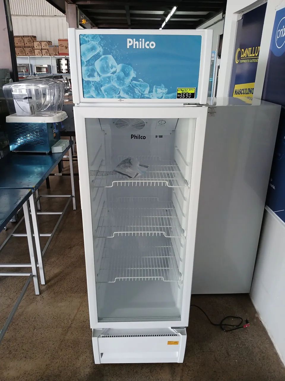 Refrigerador Expositor Philco 211L PRE221 Vidro Duplo