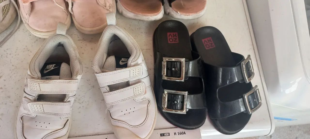 Kit com 6 Calçados Infantis - Nike, Havaianas e Outros