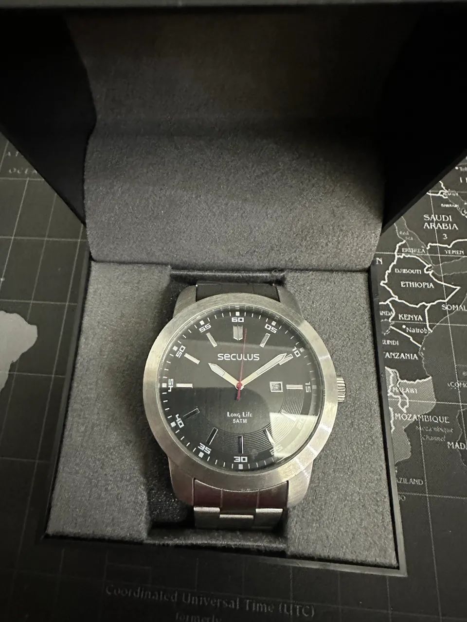 Relógio Seculus Prata Long Life 5ATM Original  - Foto 4