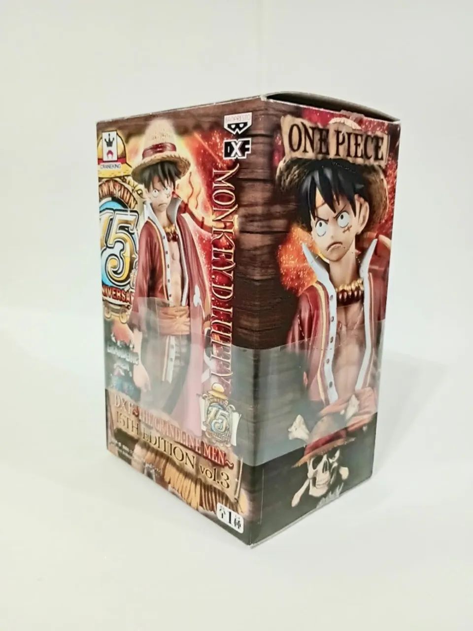 Boneco Action Figure , One Piece,  Luffy 15th, Banpresto se