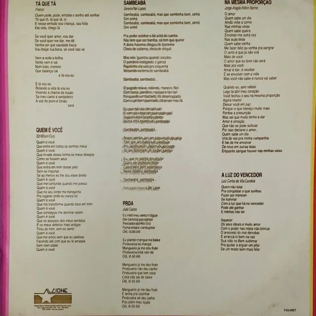 Lp Alcione - Da Cor do Brasil - Foto 4