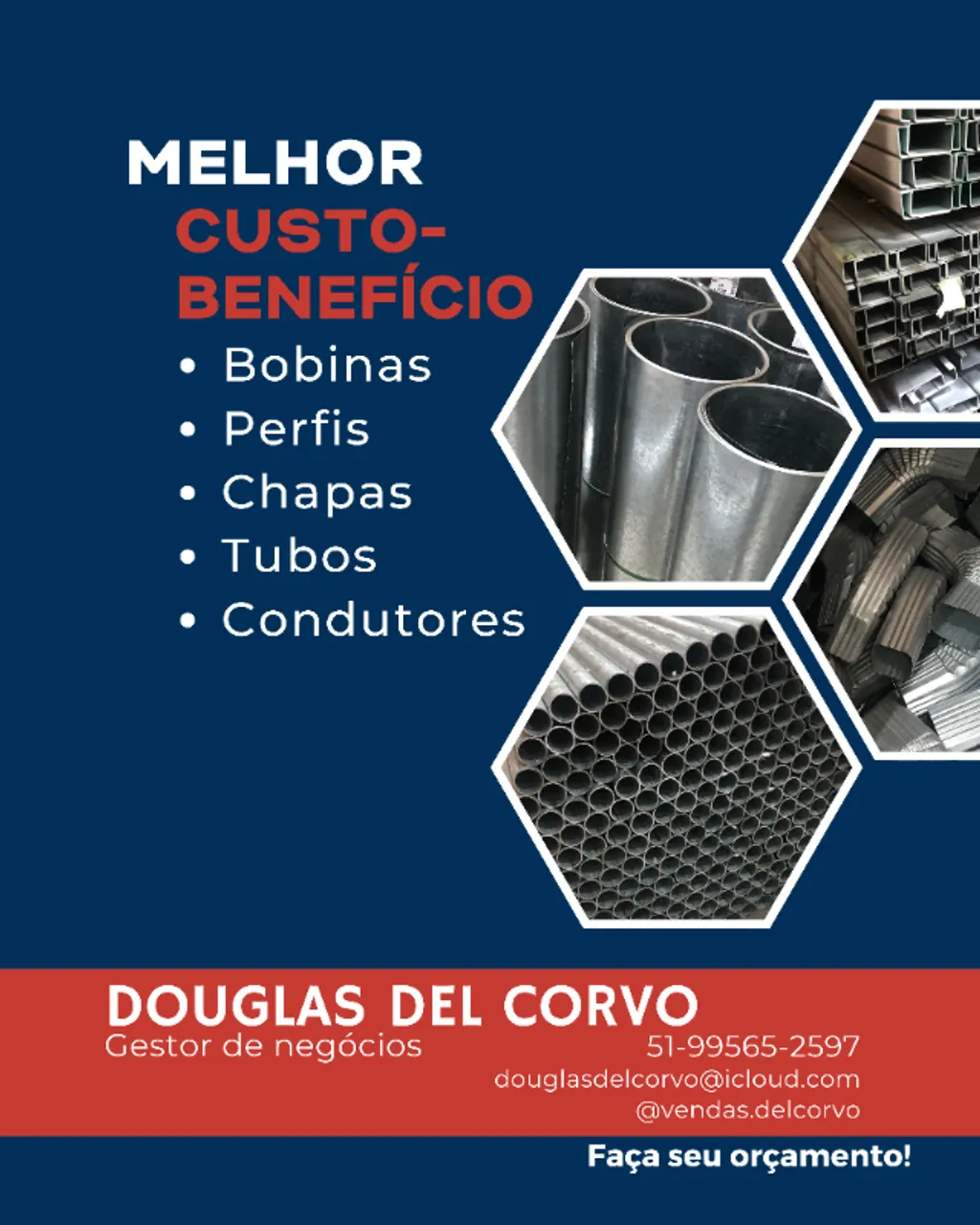 Metais para funilaria