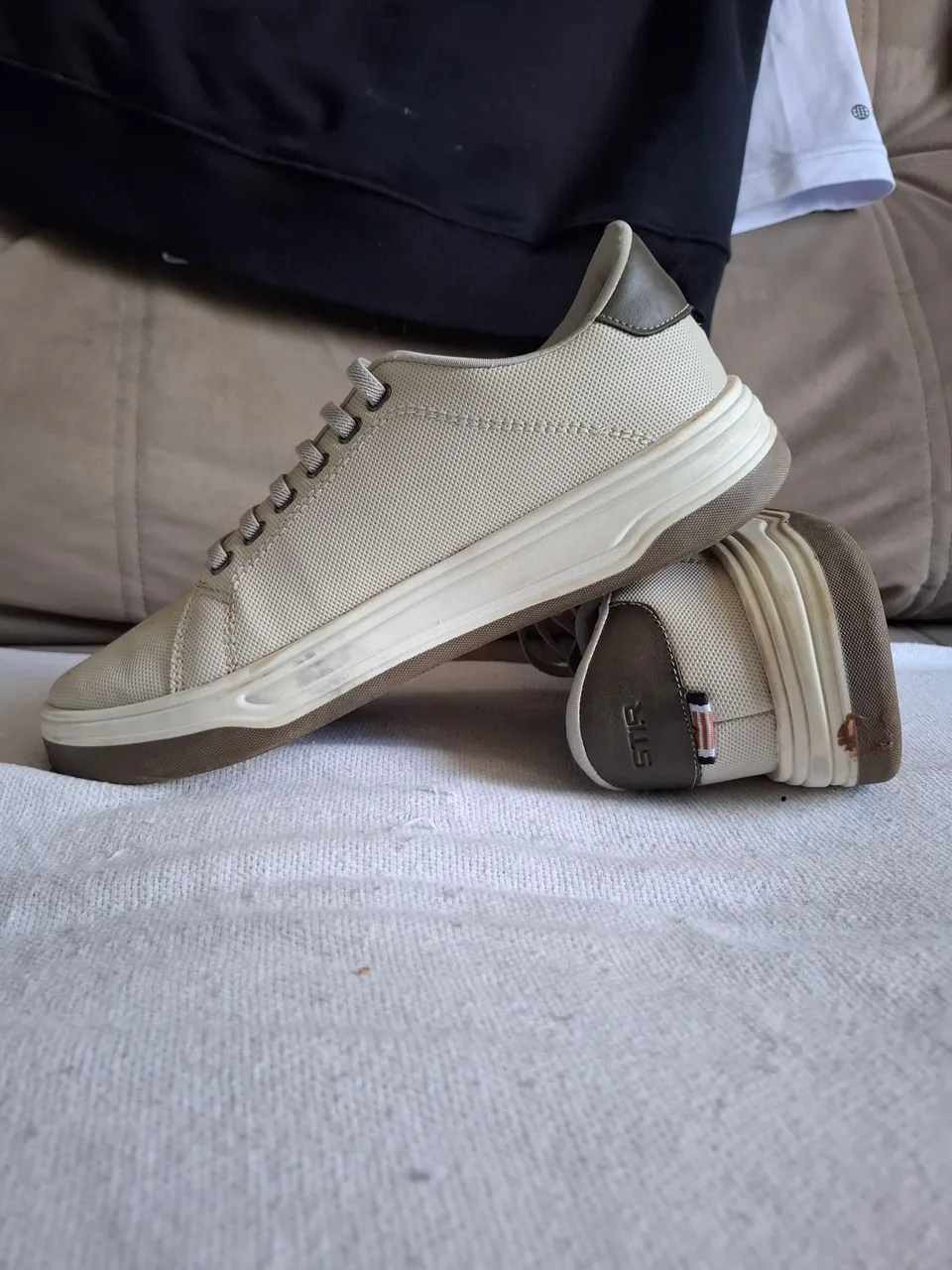 Sapatênis Bege Casual - Conforto e Estilo