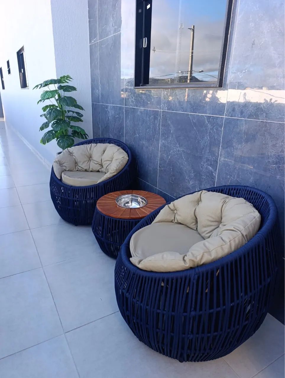 Kit 2 mine chaise é um centro 