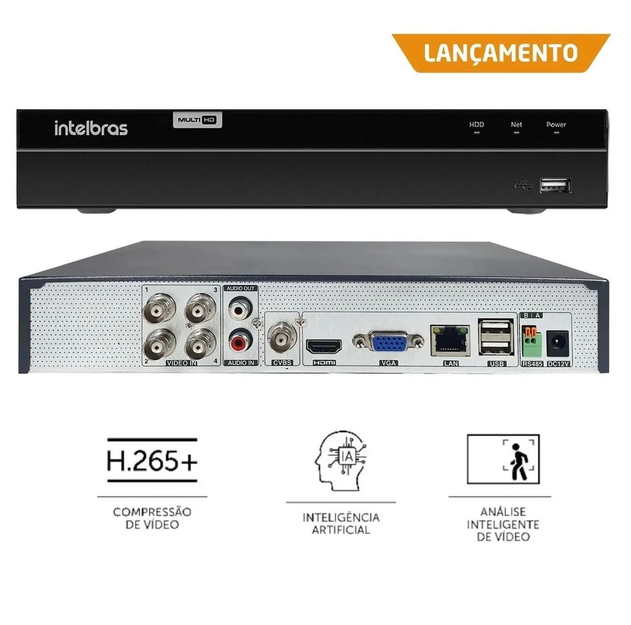 Kit 4 Câmeras 1120B com DVR 4 Canais + Instalação