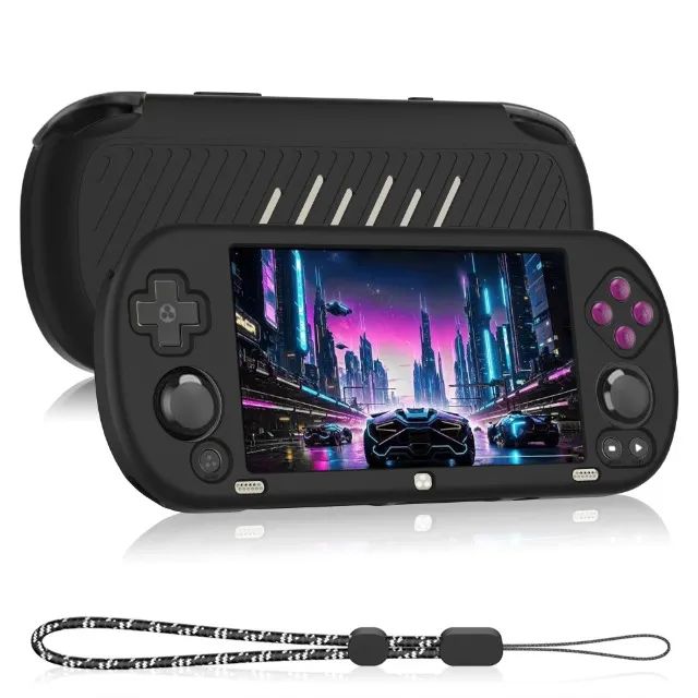 Capa Protetora Trimui Smart Pro - Silicone Preto (Nova, Lacrada)