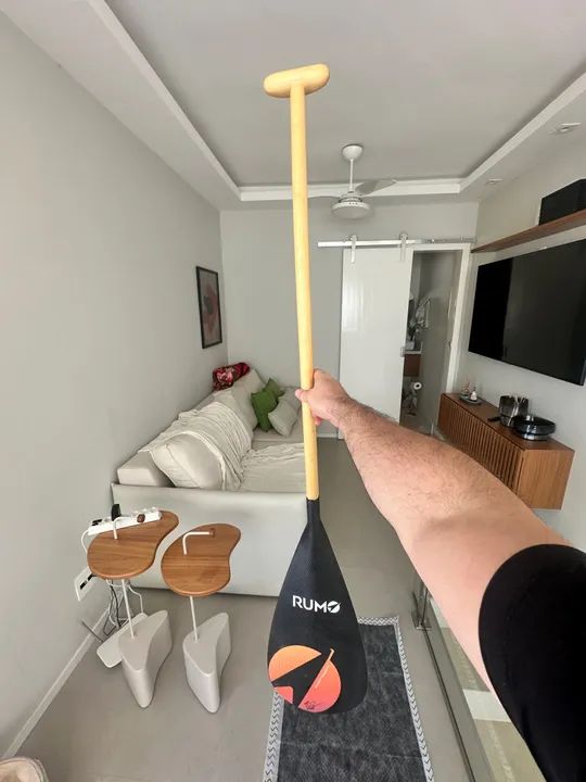 Remo canoa havaiana rum carbono pouco uso