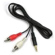 Cabo Auxiliar P2 Macho X Rca Macho Audio 1,5m Som - Foto 5