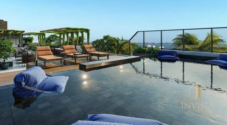 Flat Alto Padrão à 140 metros da Praia de Cabo Branco à venda, 21 m² por R$ 335.000 - Cabo