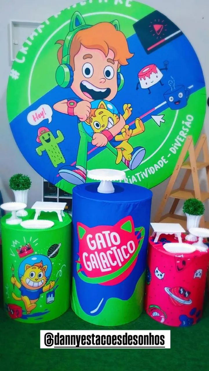Pegue e Monte tema (Gato Galáctico)