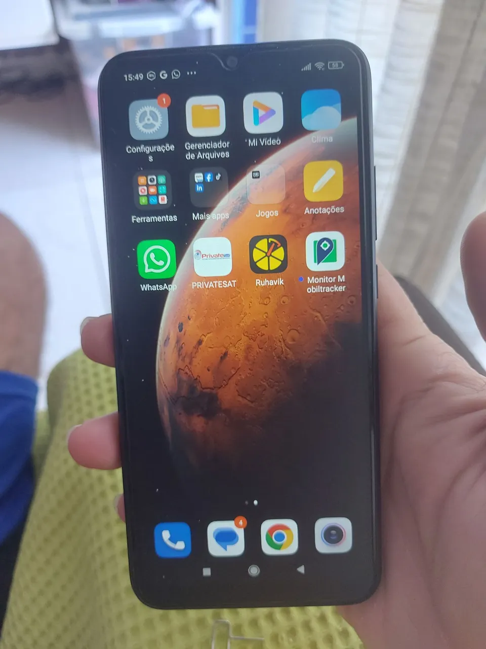 Red mi 9 bem conservado pra vender