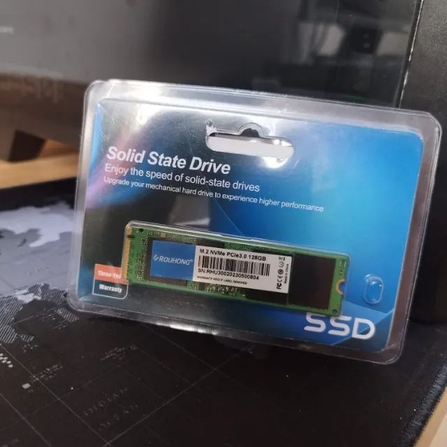 Ssd 128gb Nvme M.2 Rouhong Gen 3x4 (Novo) - Foto 2