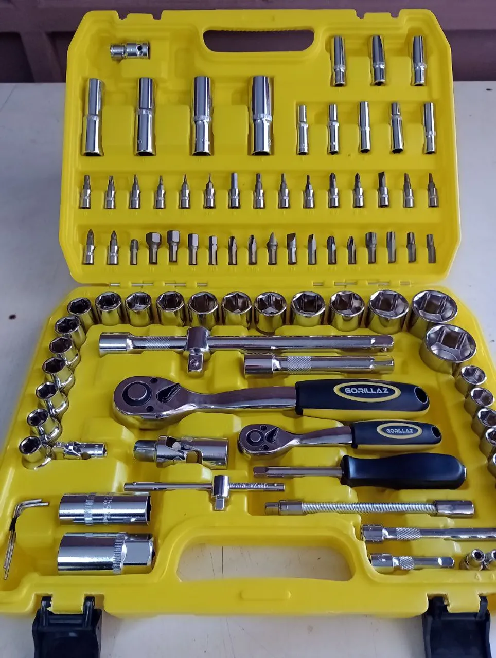 Kit catraca 94 peças profissional Gorillaz novo zero