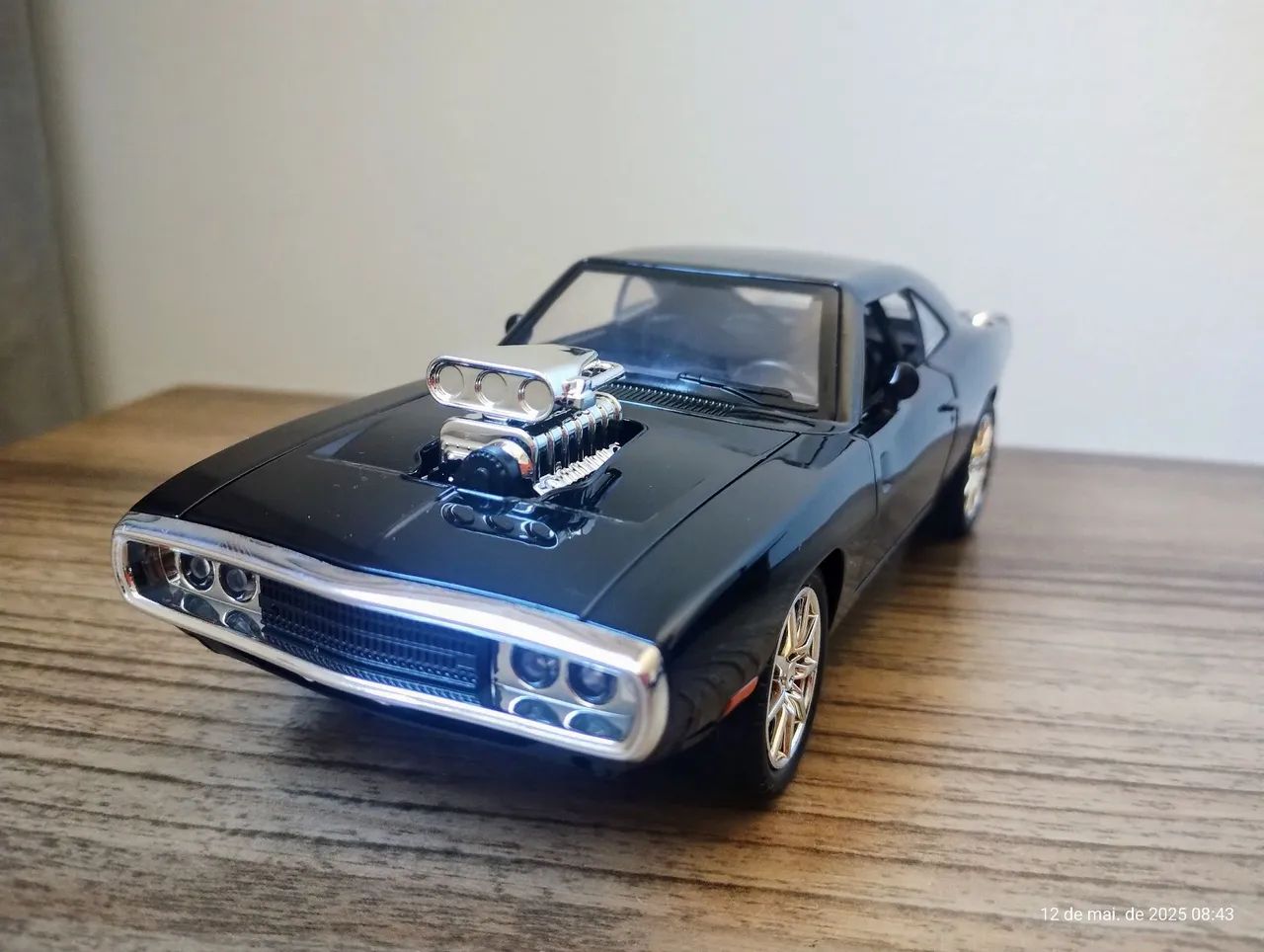 Challenger 1970 Velozes & Furiosos 7 - Carro de ferro Escala 1:24 - Foto 2