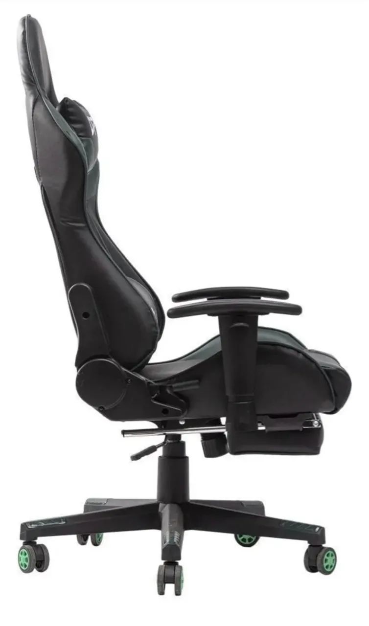 Cadeira Gamer DPX Preta e Verde - Foto 2