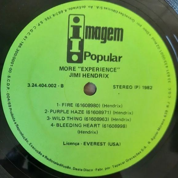 2LP The Jimi Hendrix Experience 1969 - Experience & More Experience (1971/1972) - Vinil - Foto 6