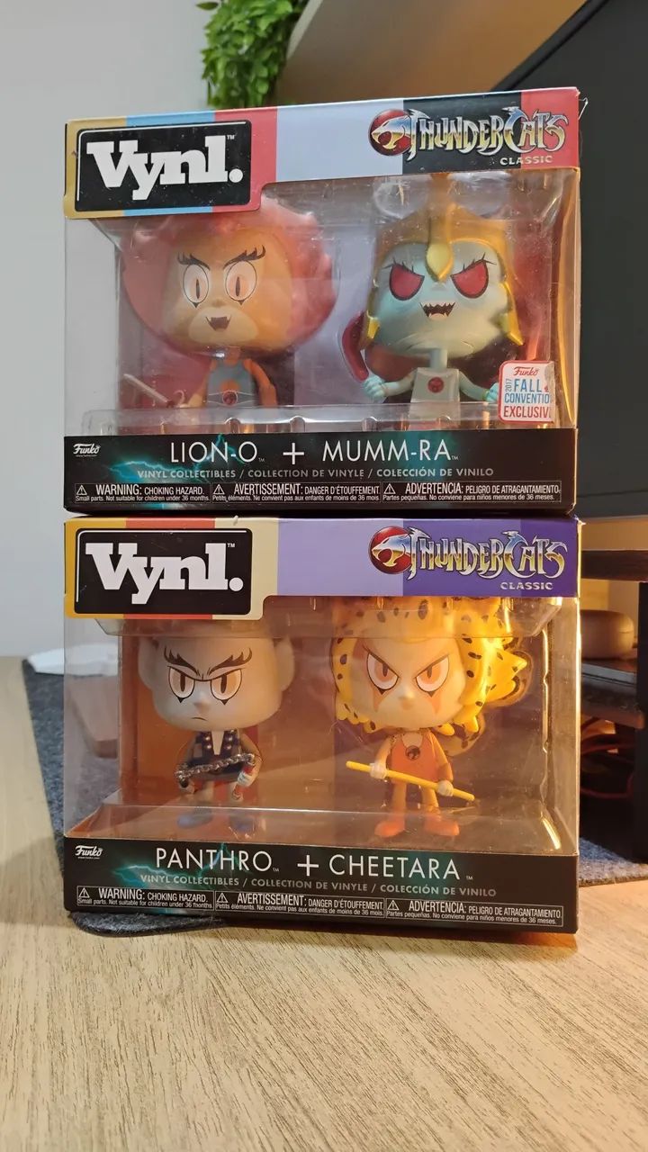 Funko Vynl. Thundercats Classic - Lion-O, Mumm-Ra, Panthro e Cheetara