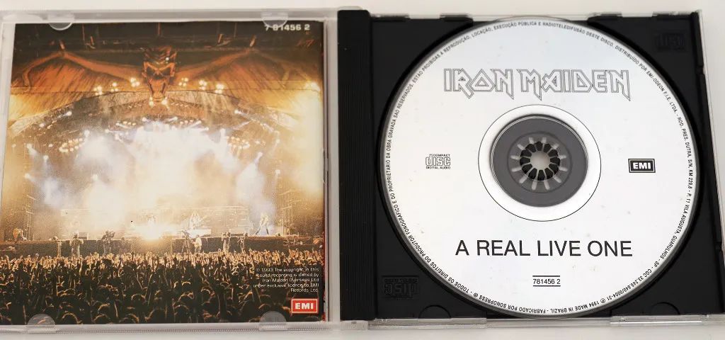 CD Iron Maiden - A Real Live One - Foto 3