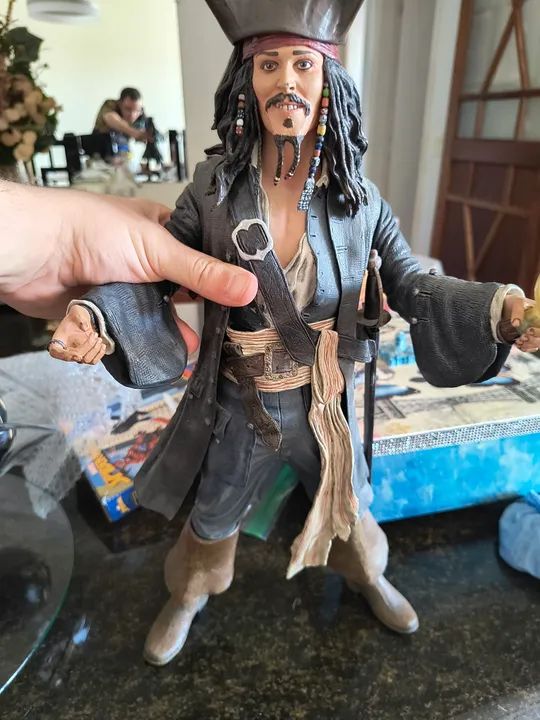 Boneco Jack Sparrow - Piratas do Caribe 1/4 Neca - Foto 2