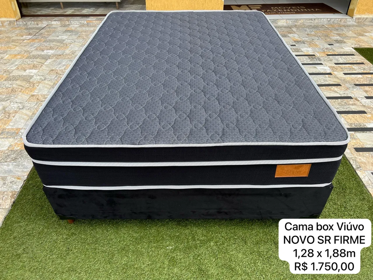 CAMA BOX VIÚVO 1,88mt x 1,28mt