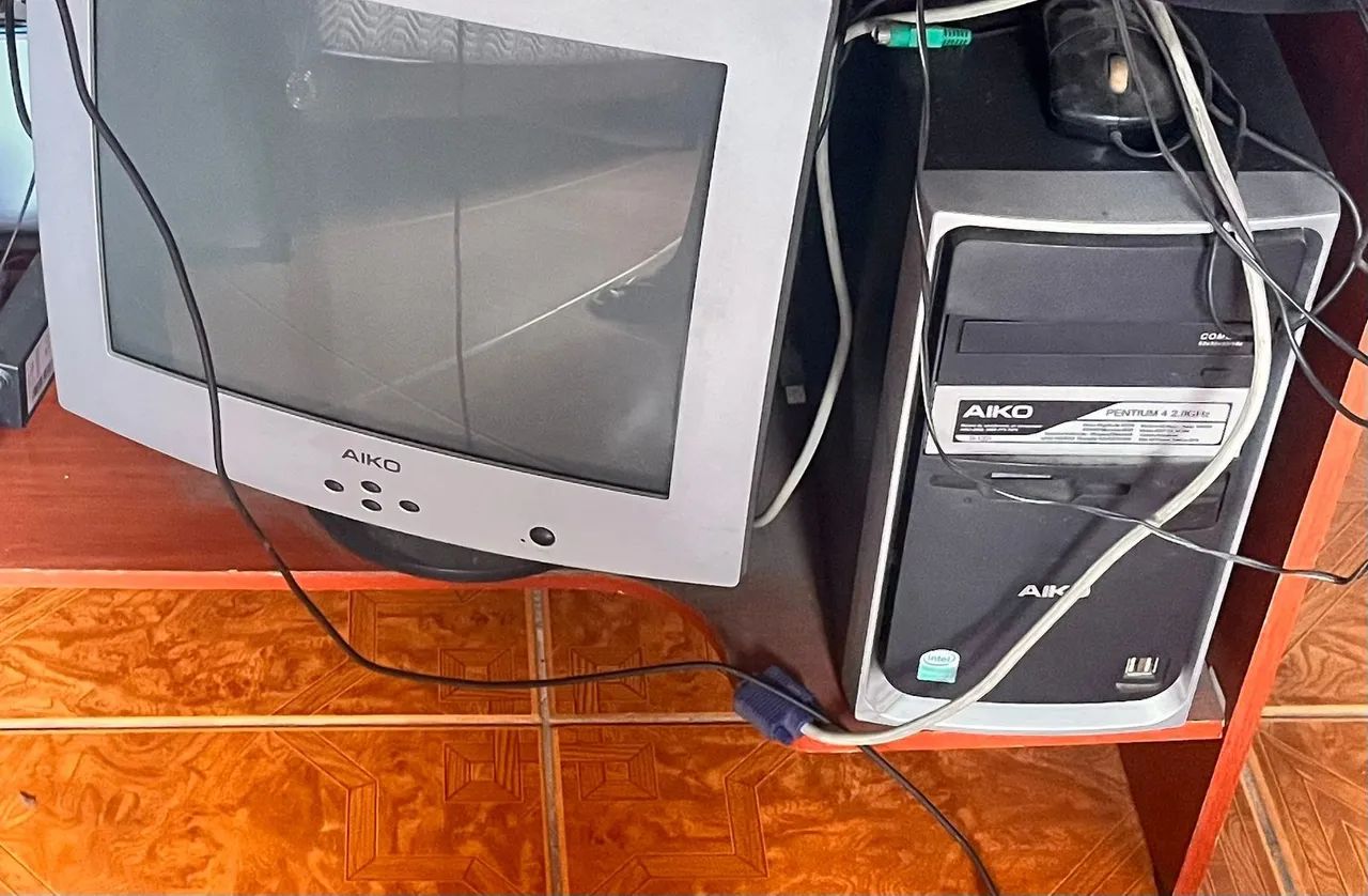 Monitor + Computador Pentium 4