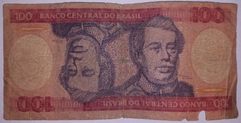 Cédula do Brasil 100 Cruzeiros