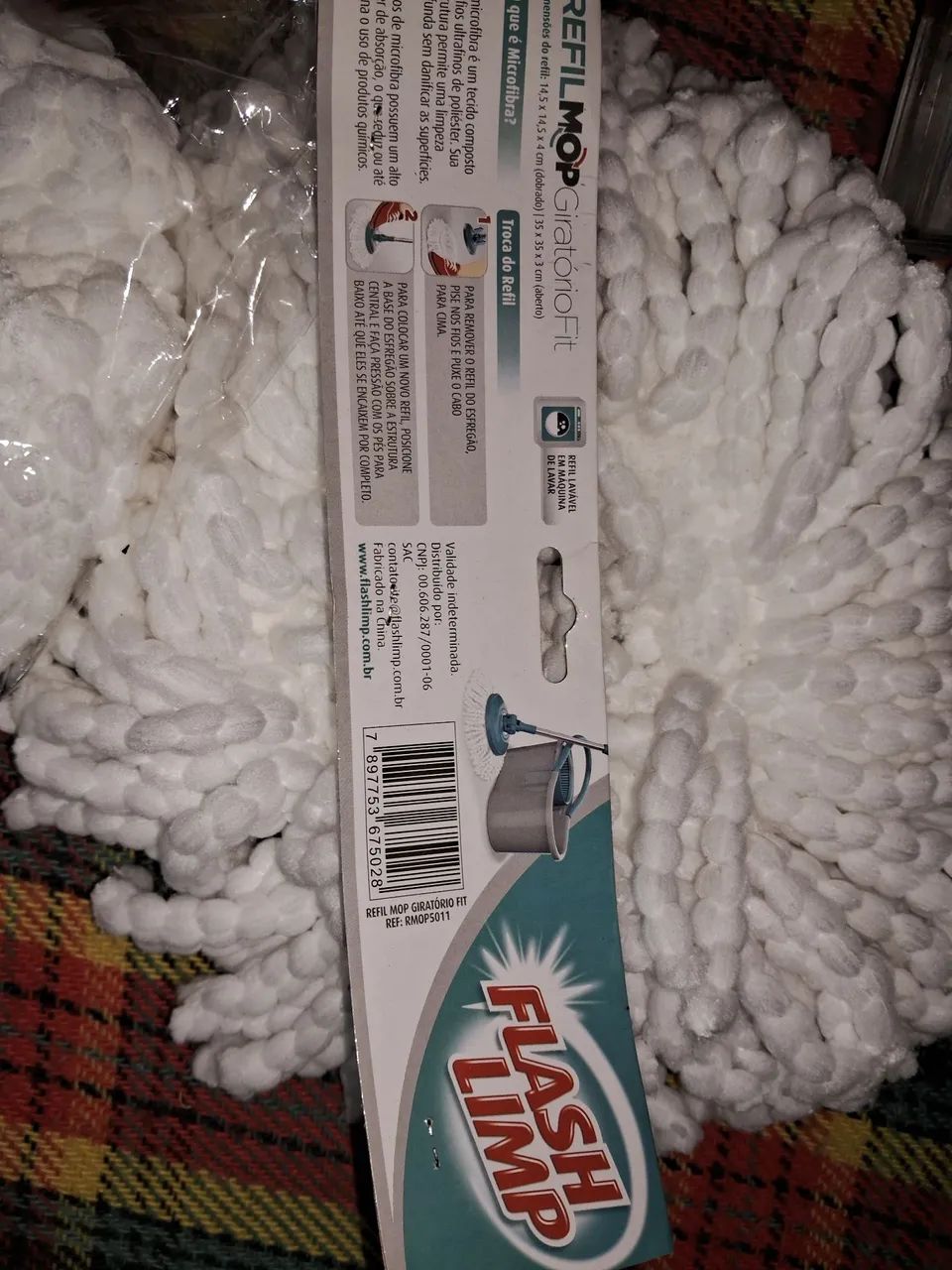 Refis para Mop Giratório Fit Flash Limp - Foto 3