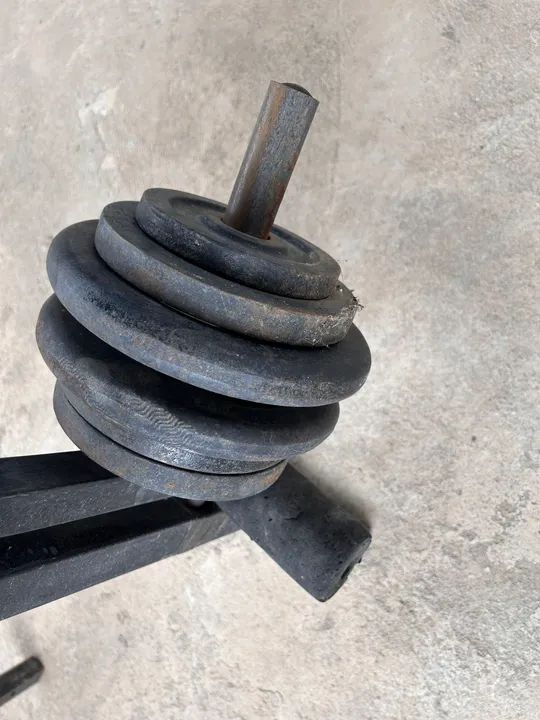 Banco de musculação completo com polia - Foto 5