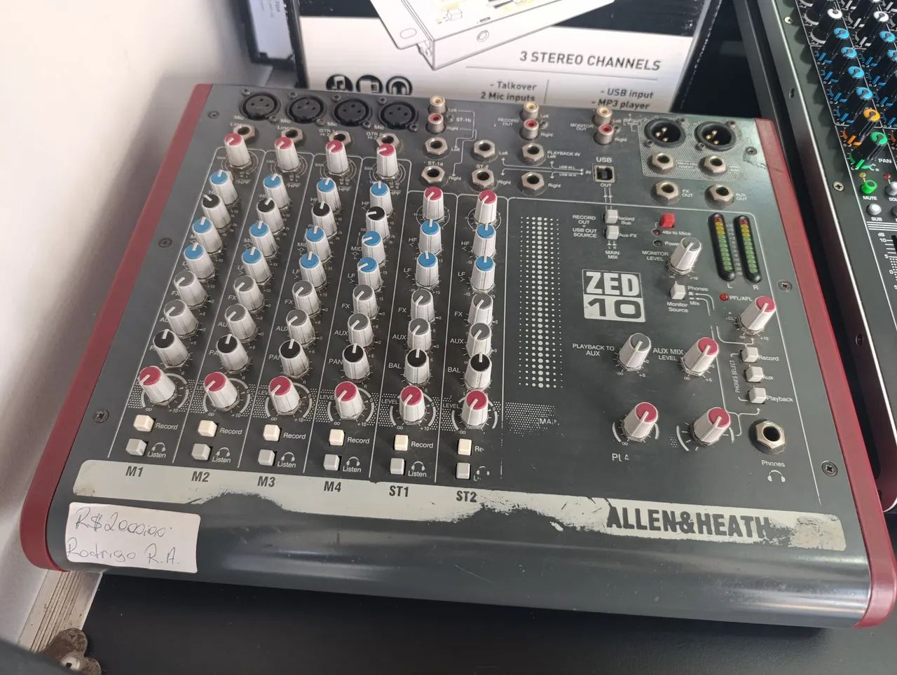 Mesa de Som Allen & Heath ZED-10 - Foto 2
