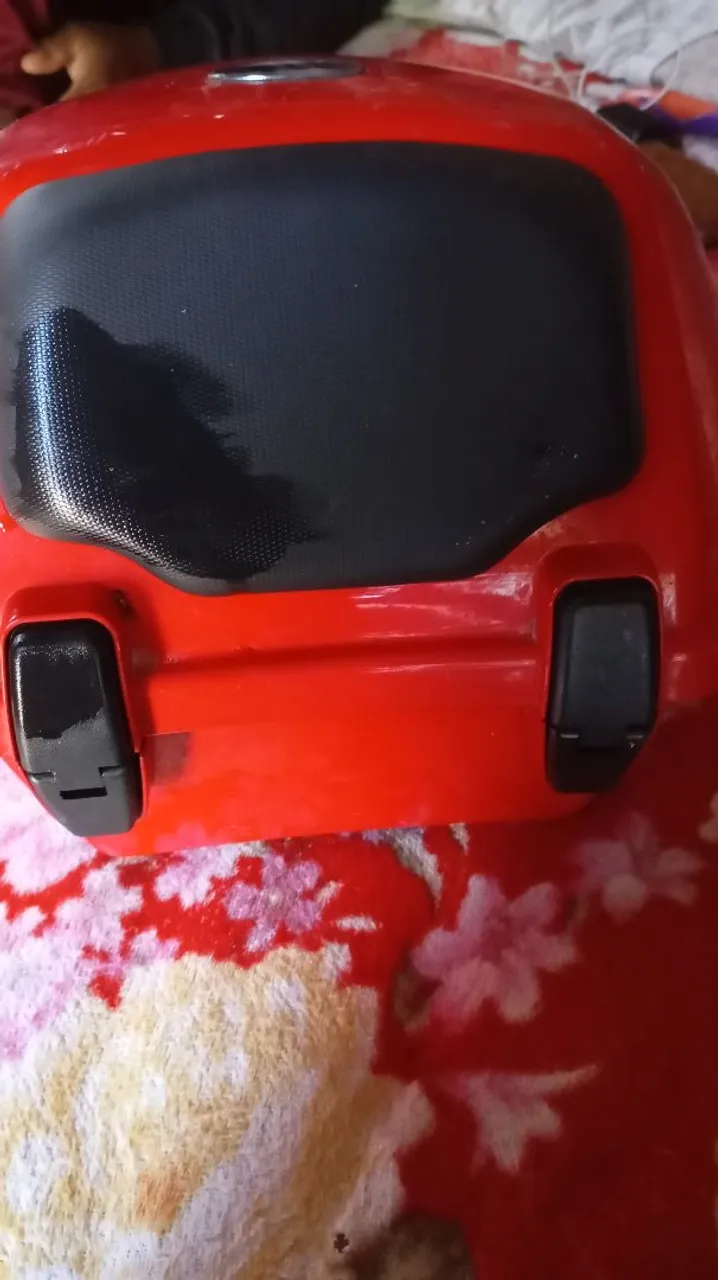 Baú para Moto Vermelho