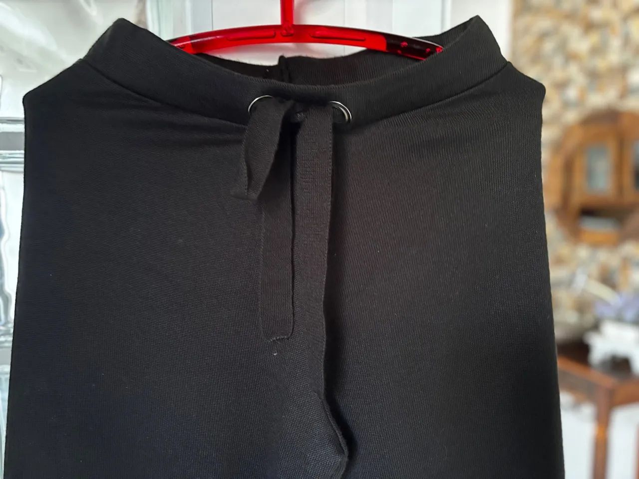 Calça de lã  Feminina Preta TAM M - Foto 3