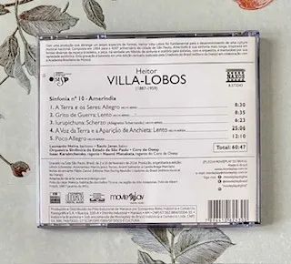 CD Heitor Villa-Lobos: Sinfonia nº 10 - Ameríndia - Foto 2