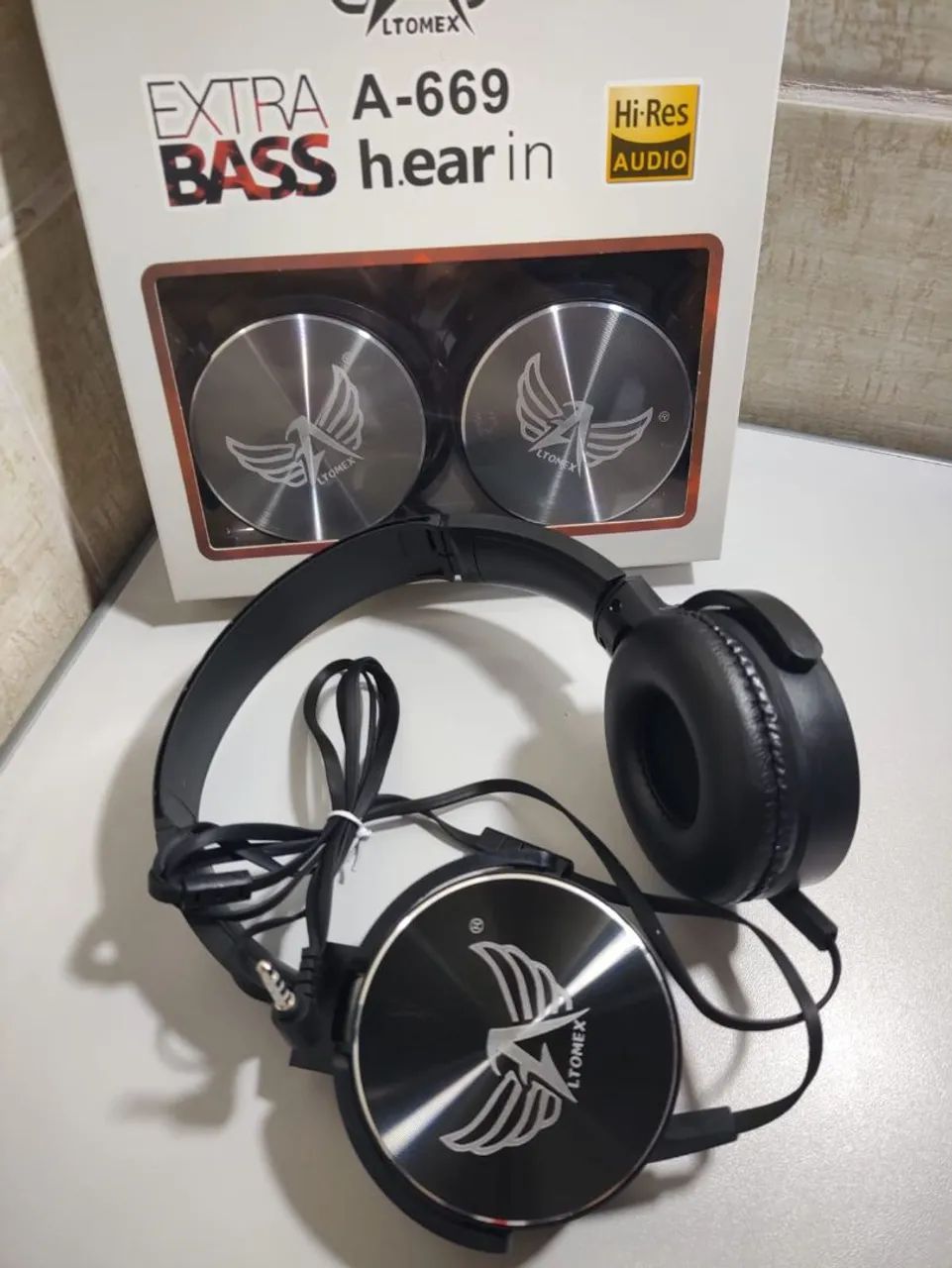 Fone de Ouvido LTOMEX A-669 - Extra Bass para Celular. - Foto 3