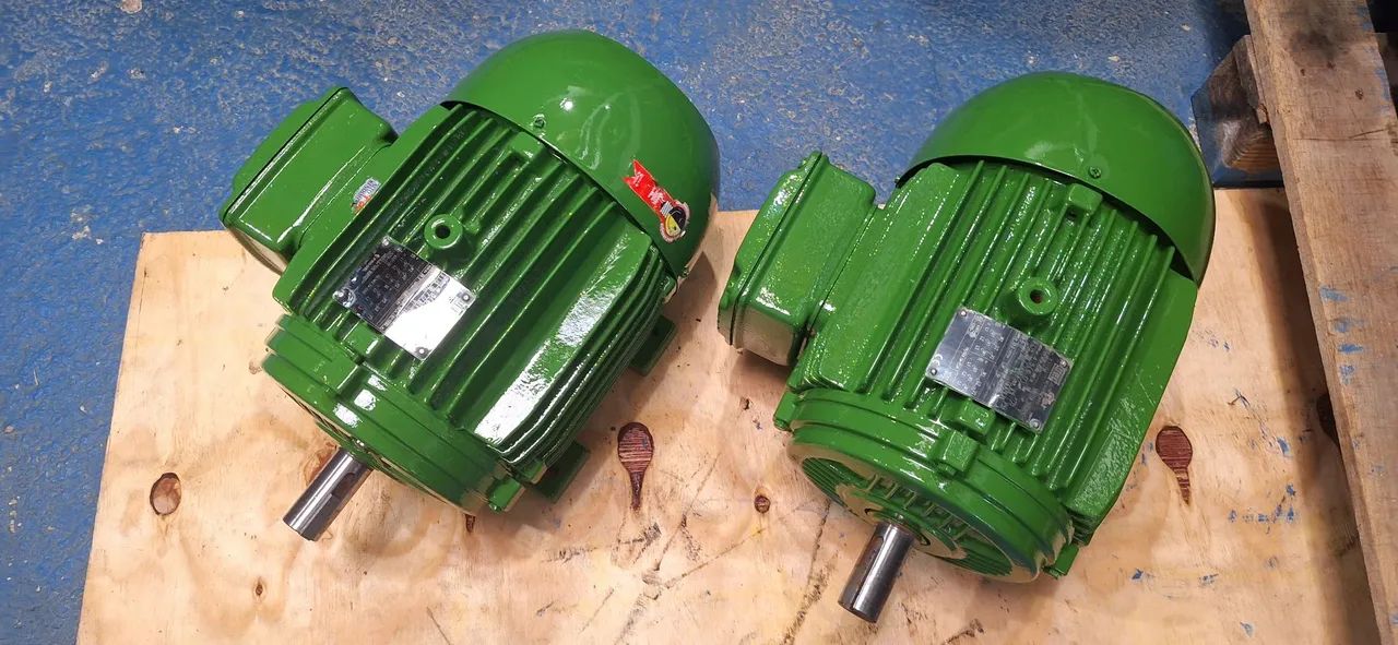 Motor elétrico trifásico 6 cv rpm 1735 baixa rotação.