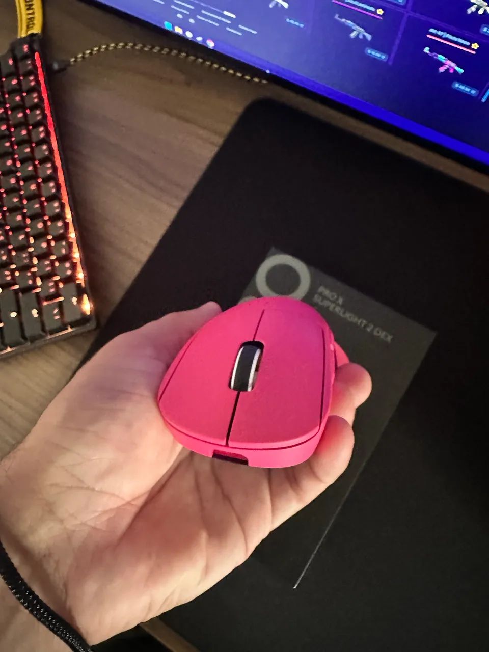Logitech G Pro X Superlight 2 DEX - Magenta - Periféricos e