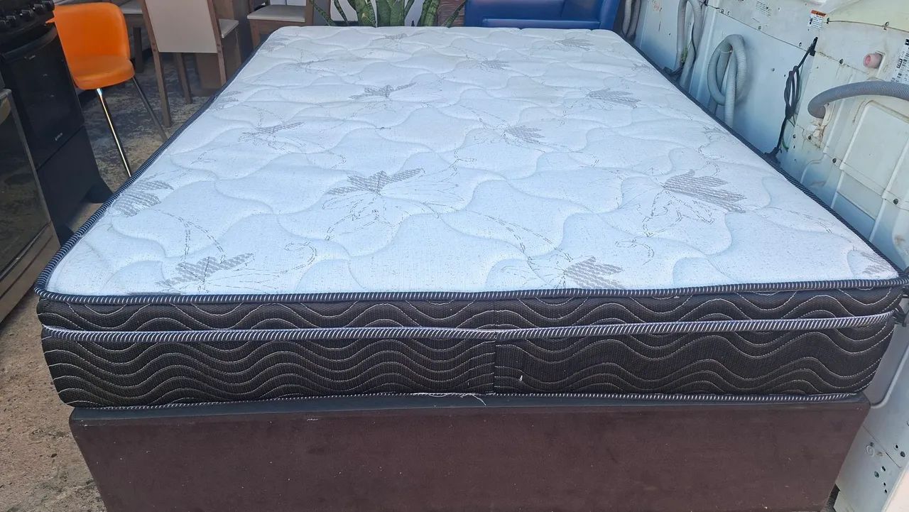 Cama box casal ortobom molas ensacadas bambu  - Foto 2